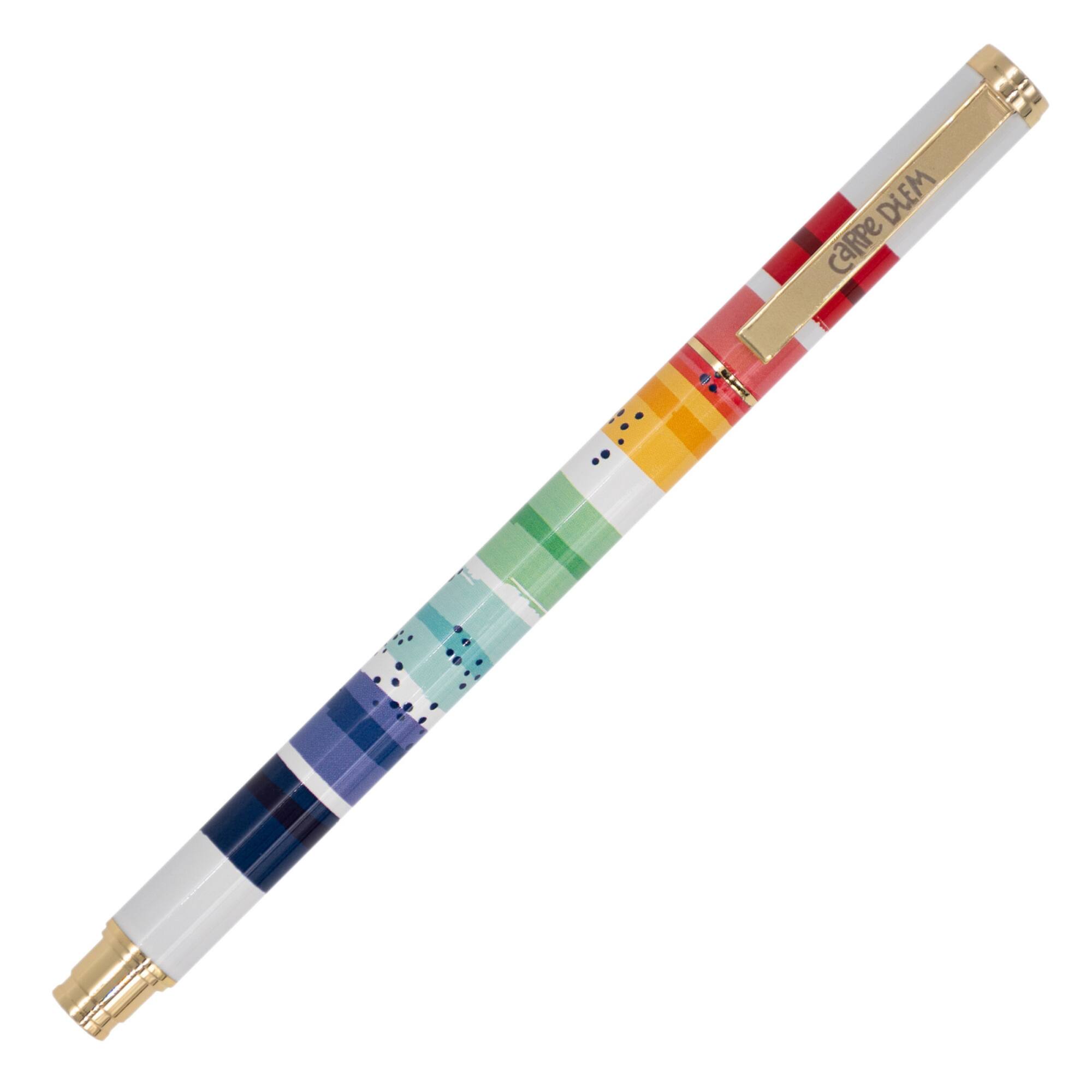 Pukka Pads Black Ink Metal Gel Pen Pack 6